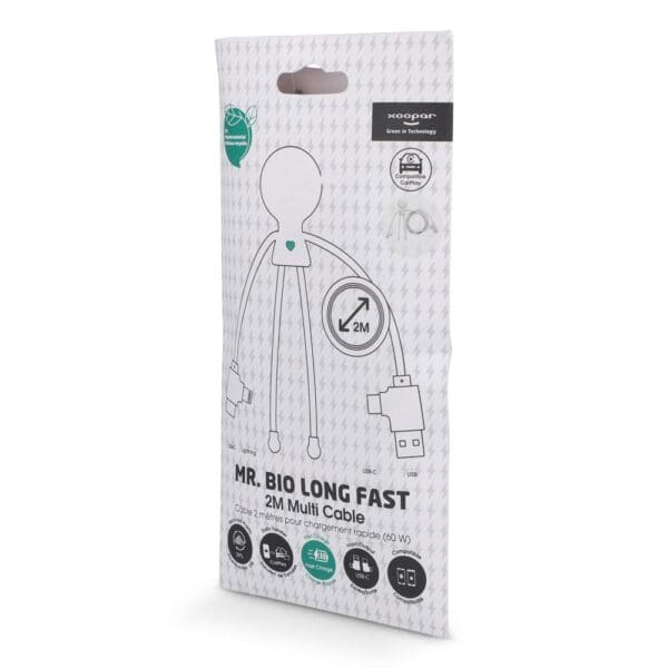 2092 - Xoopar Mr. Bio Lang 60W PD Multi-Ladekabel 2 Meter