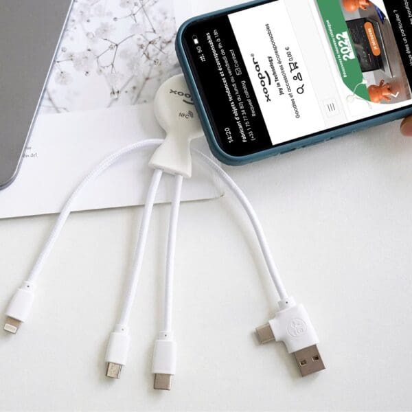 2099 | Xoopar Mr. Bio Smart Charging cable with NFC