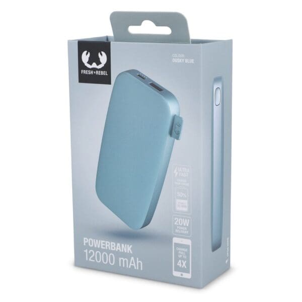 2PB12100 | Fresh 'n Rebel Powerbank 12000mAh USB-C Fast Charging 20W