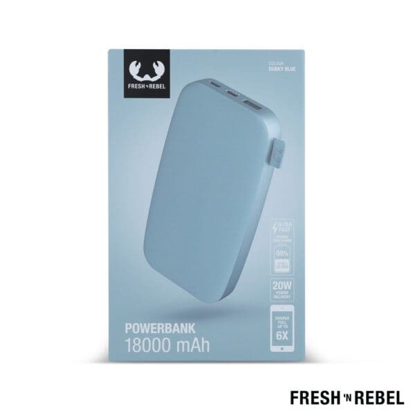 2PB18100 | Fresh 'n Rebel Powerbank 18000mAh USB-C Fast Charging 20W
