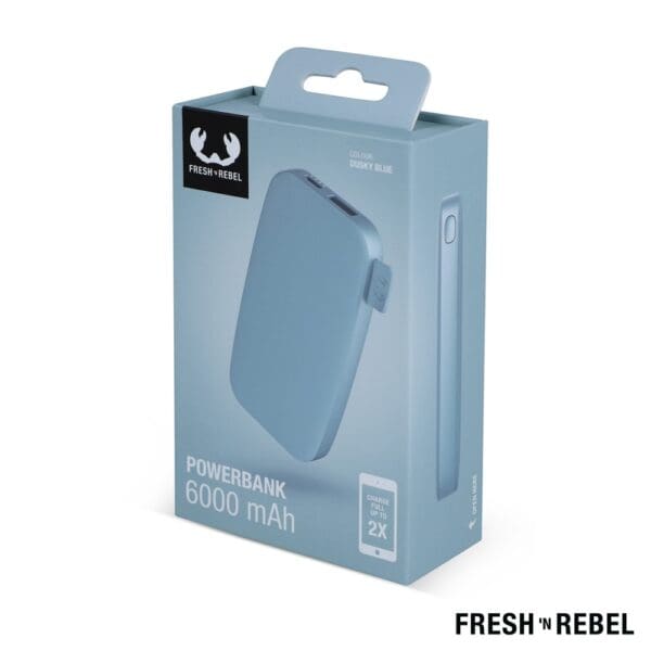 2PB6100 | Fresh 'n Rebel Powerbank 6000mAh USB-C