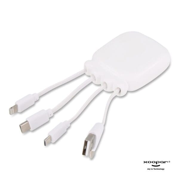 3192 | Xoopar Octopus Gamma 2 Powerbank with Bio Charging cable 3000mAh