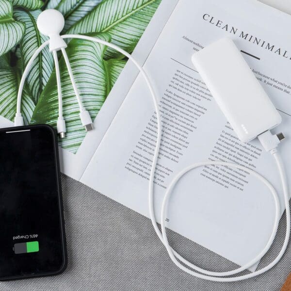 3199 | Xoopar Mr. Bio Powerbank and Cable pack 7000mAh