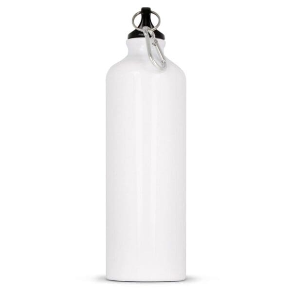 Aluminium Wasserflasche mit Karabiner 750ml