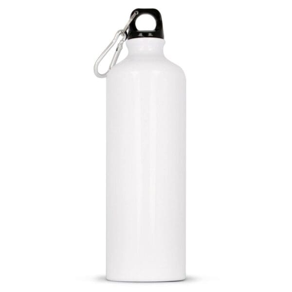 Aluminium Wasserflasche mit Karabiner 750ml