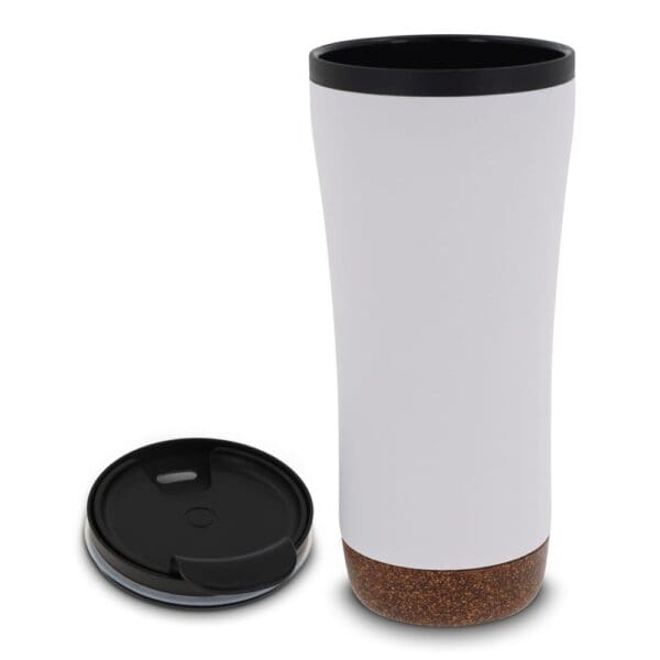 Becher Doppelwandiger mit einem Korkboden 480ml