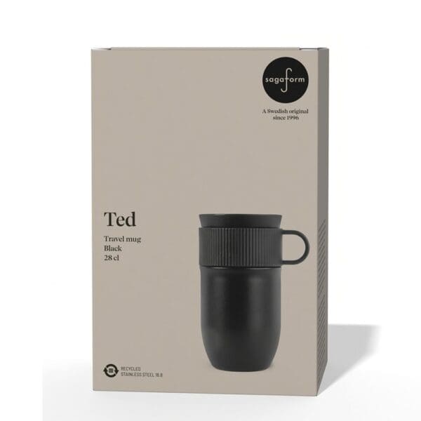 Becher, Sagaform Ted isoliert 280ml auslaufsicher und spülmaschinenfest