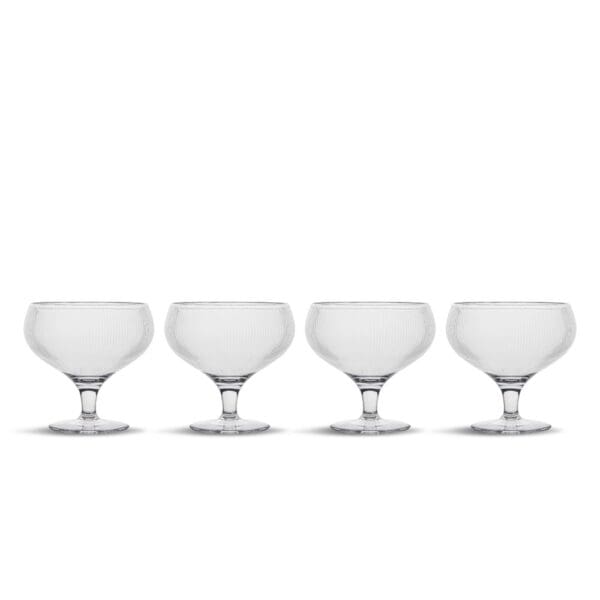 Billi Coupe Glas, 4er-Set aus rPET