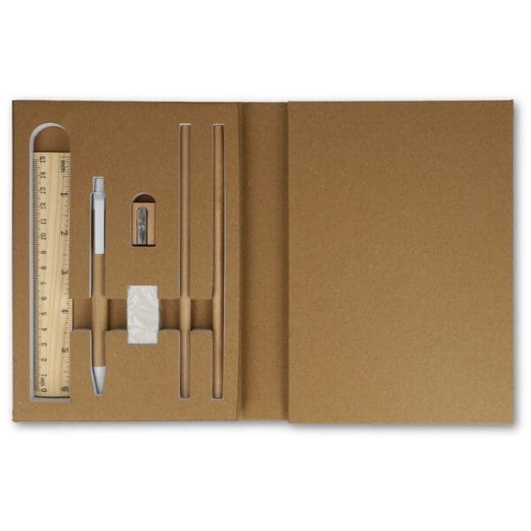 Briefpapier-Set aus Recycling-Papier