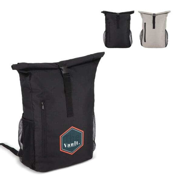 Fahrrad-Rucksack R-PET 600D Rolltop 20L