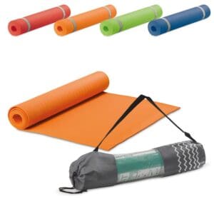 Fitness-Yogamatte mit Trageriemen