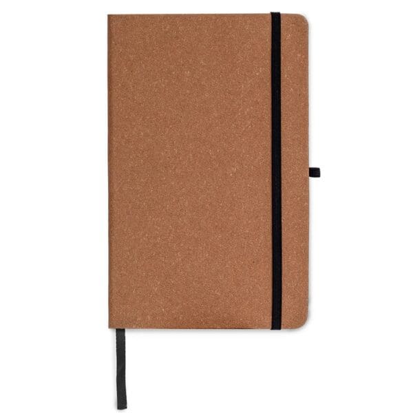Hardcover-Notizbuch mit Einband aus recycelten Leder DIN A5