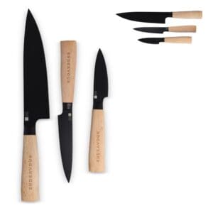 InSideOut 3 Stück Essential Messer Set Ravn