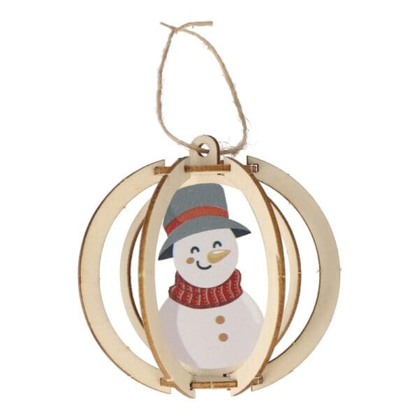 InSideOut Weihnachtsschmuck aus Holz 3er-Set
