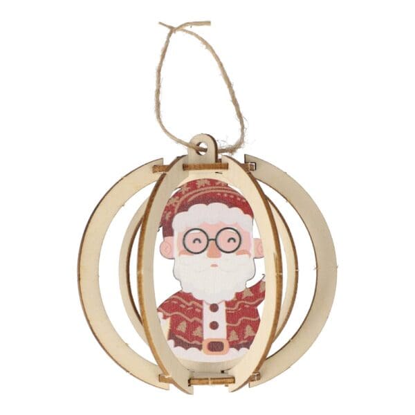 InSideOut Weihnachtsschmuck aus Holz 3er-Set