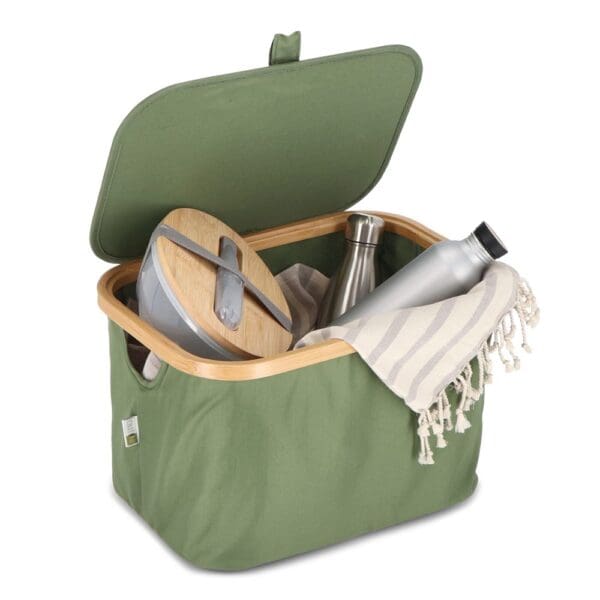 InSideOut faltbarer Korb mit Deckel Sogne 38 x 26 x 25cm rPET