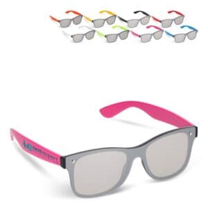 Justin R-PC Sonnenbrille mit verspiegelten Uni-Gläsern UV400