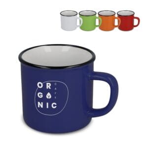 Keramikbecher Emaille-Stil 280ml
