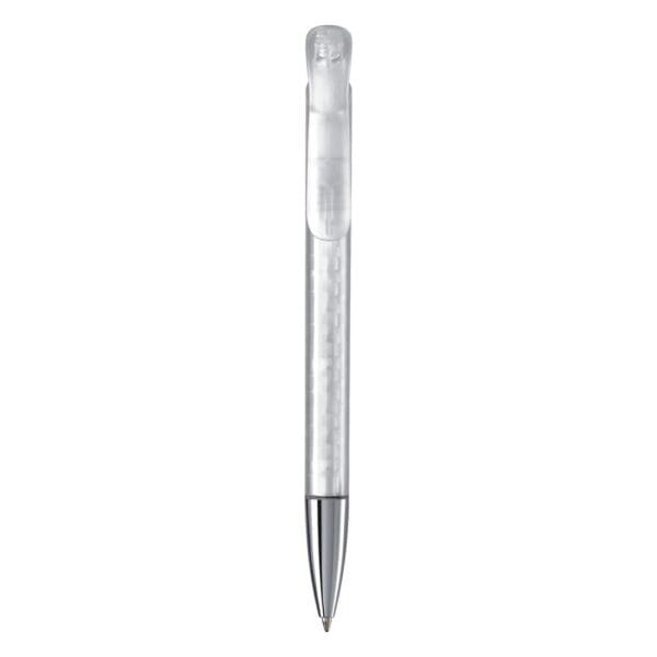 Kugelschreiber Atlas Transparent mit Metallspitze