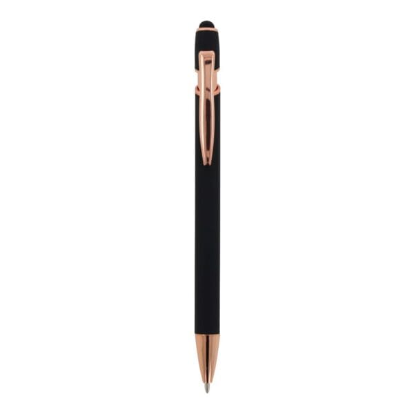 Kugelschreiber Paris Deluxe Metall gummiert