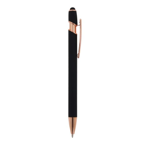 Kugelschreiber Paris Deluxe Metall gummiert