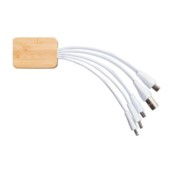 Ladekabel Bambus mit R-PET-Ummantelung