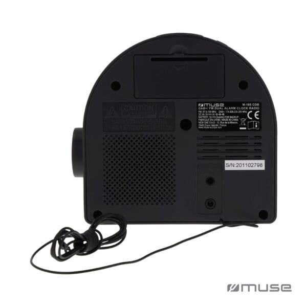 M-185 CDB | Muse DAB/DAB+ FM Dual Alarm Clock Radio