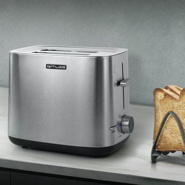 MS-115|Muse Edelstahl Toaster