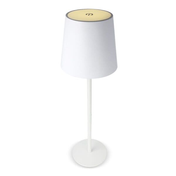 Metalltischlampe