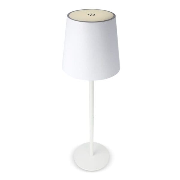 Metalltischlampe