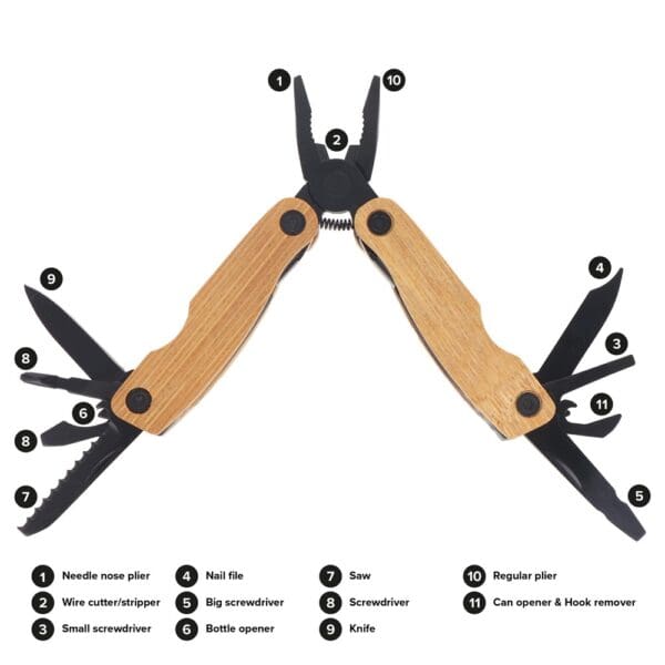 Multi-Tool Bamboo 12 Funktionen