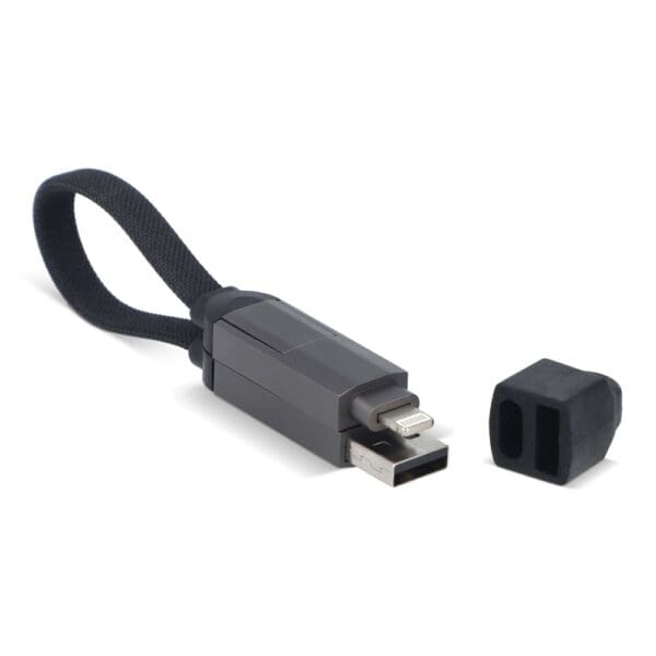 Multifunktionales 4-in-1 Kabel OTG Schlüsselanhänger Größe 60W
