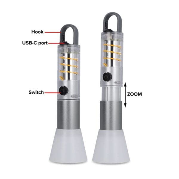 Multifunktions-Taschenlampe aus recycelten Materialien