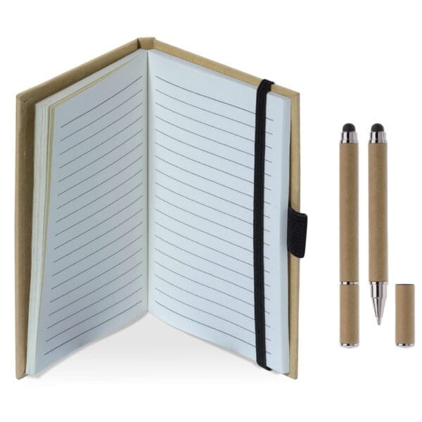 Notizbuch Karton A6 + Stift