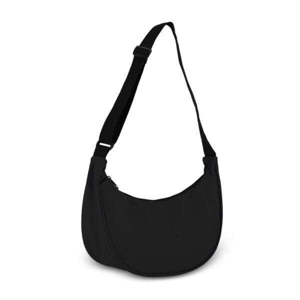PU-beschichtete R-PET 600D Halbmond-Tragetasche