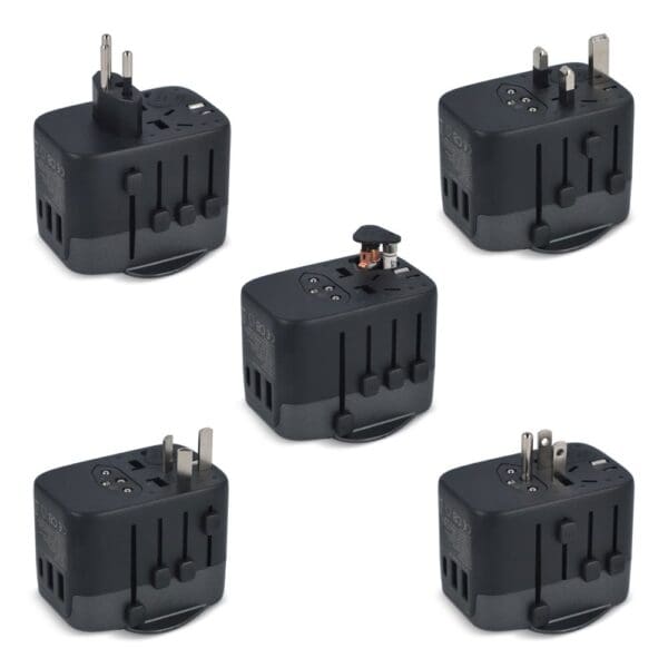 PowerPro Reiseadapter aus recyceltem Kunststoff