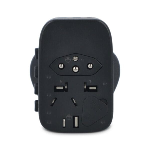 PowerPro Reiseadapter aus recyceltem Kunststoff