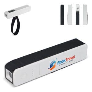 Powerbank 5-in-1 - Kofferwaage - Taschenlampe - Lineal - Temperaturmesser