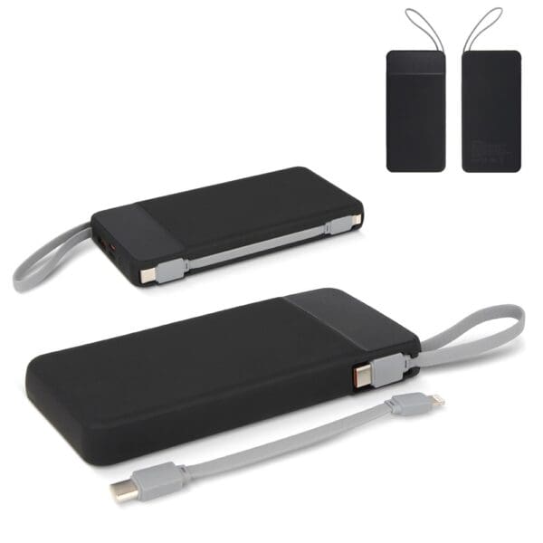 Powerbank Ziara with USB-C & Lightning Cable 10000mAh
