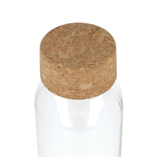 Recycling-Glasflasche mit Korkdeckel 500ml