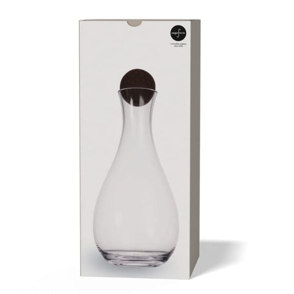 Sagaform Nature Weinkaraffe mit Korkstopfen 2 liter