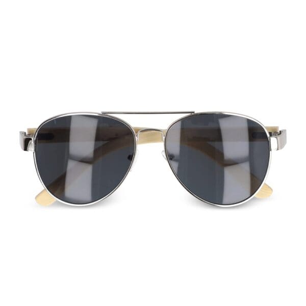 Sonnenbrille Piloten mit Bambus Bügeln