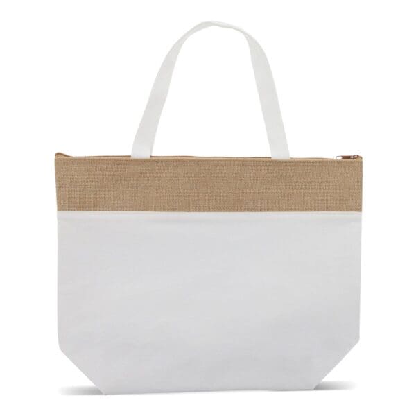Strand-Kühltasche baumwolle/Jute 42x10x30cm