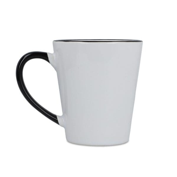 Sublimationsbecher Melbourne farbiger Rand & Henkel 300ml