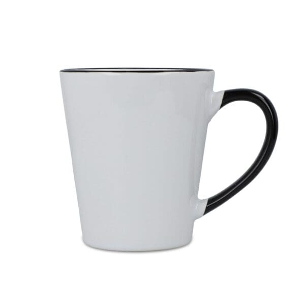 Sublimationsbecher Melbourne farbiger Rand & Henkel 300ml