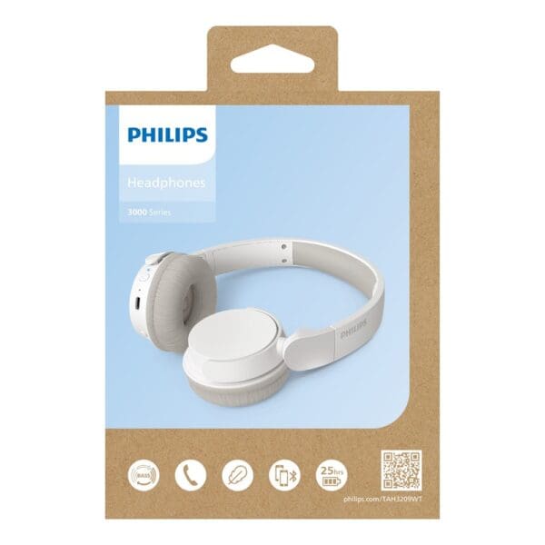 TAH3209 |Philips Bluetooth on ear Kopfhörer mit 25 Stunden Spielzeit