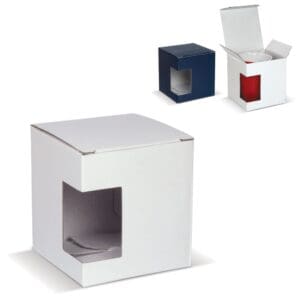 Tassen Verpackung mit Fenster