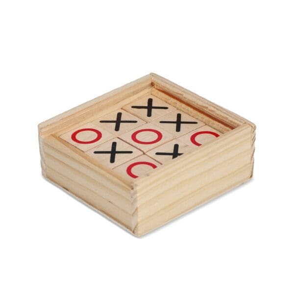 Tic Tac Toe Set in Holzkiste