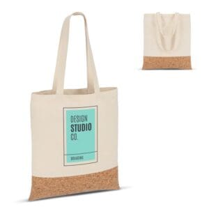Tragetasche Baumwolle & Kork 170g/m² 35 x 40cm