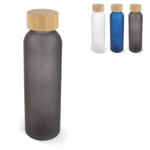 Wasserflasche Glas & Bambus 500ml
